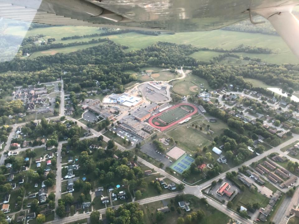 aeriel image of a construction site